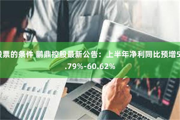 股票的条件 鹏鼎控股最新公告：上半年净利同比预增52.79%-60.62%