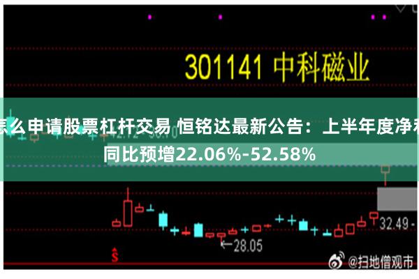 怎么申请股票杠杆交易 恒铭达最新公告：上半年度净利同比预增22.06%-52.58%