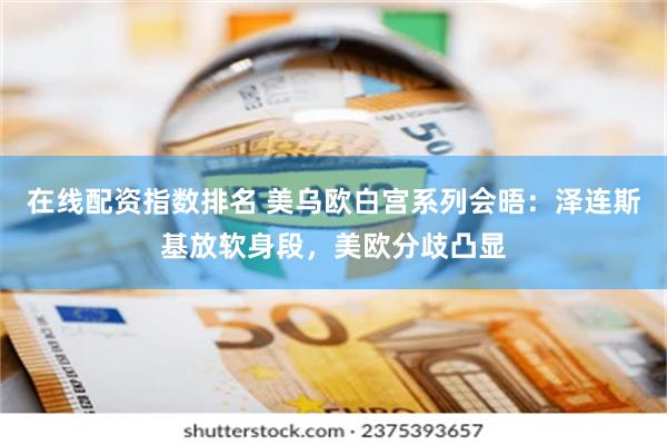 在线配资指数排名 美乌欧白宫系列会晤：泽连斯基放软身段，美欧分歧凸显