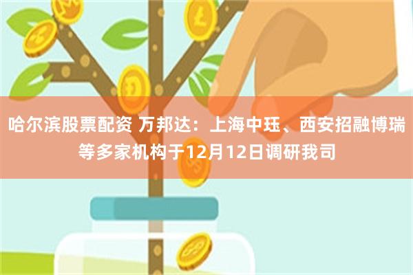 哈尔滨股票配资 万邦达：上海中珏、西安招融博瑞等多家机构于12月12日调研我司