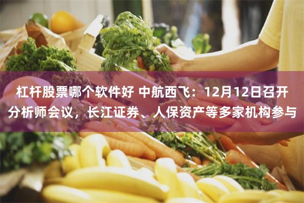 杠杆股票哪个软件好 中航西飞：12月12日召开分析师会议，长江证券、人保资产等多家机构参与