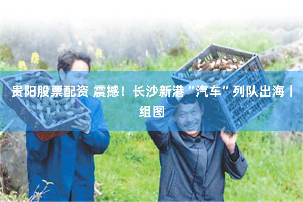 贵阳股票配资 震撼！长沙新港“汽车”列队出海丨组图